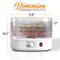 Nutrichef Compact Food Dehydrator Machine PKFD06 - alternate 3